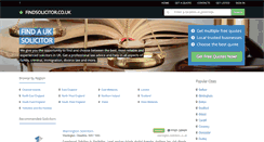 Desktop Screenshot of findsolicitor.co.uk